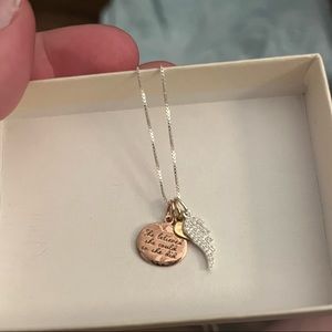 “She believed she could so she did” necklace